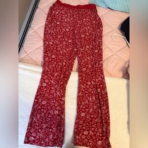Jockey Red and White Patterned Pajama Pants